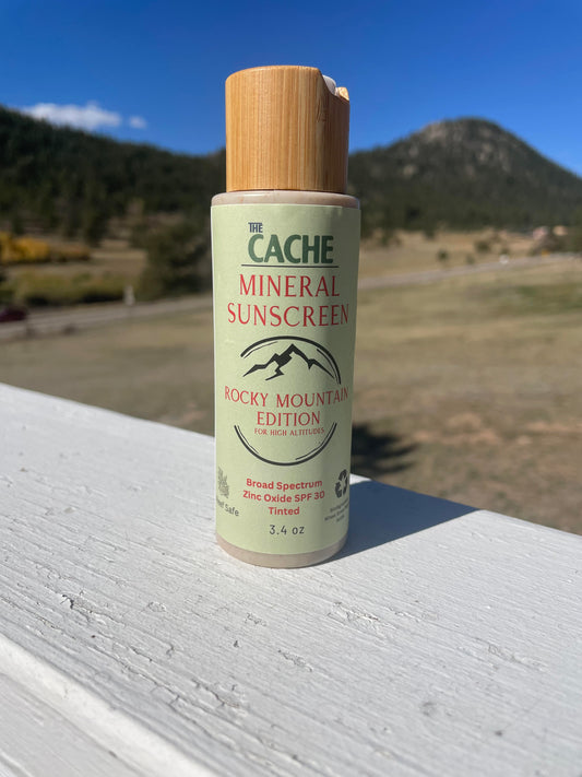 Mineral Sunscreen in a Biodegradable Bottle- Rocky Mountain Edition